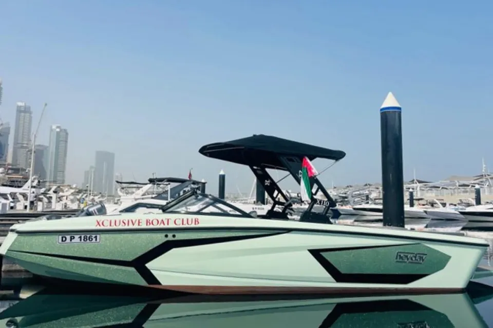 X110 Heyday Water Sports boat at Dubai Harbour, Dubai