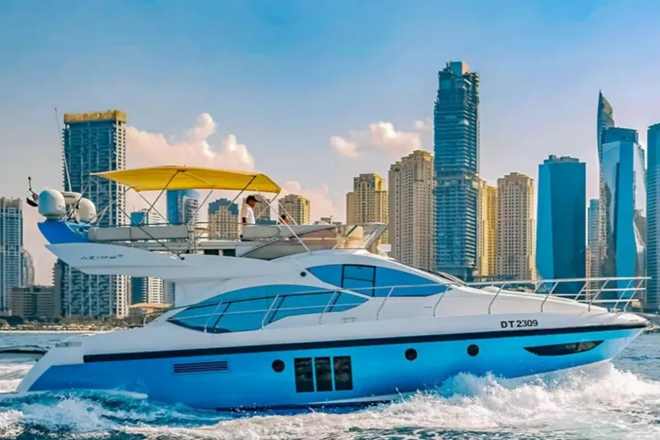 X33 Yacht Charter 50ft Azimut (Not self drive) boat at Dubai Marina, Dubai
