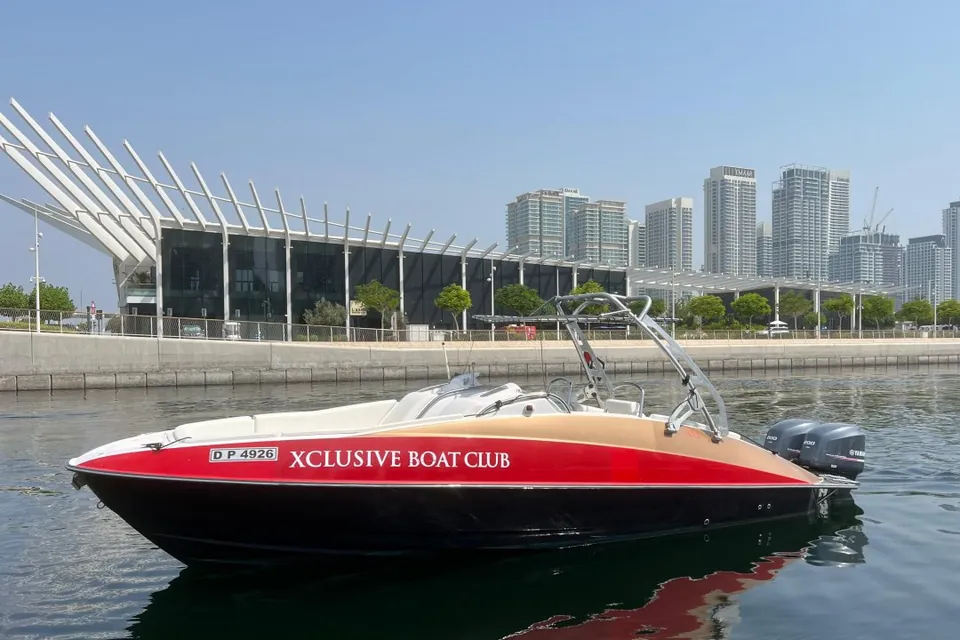 X55 Voodoo boat at Dubai Harbour, Dubai
