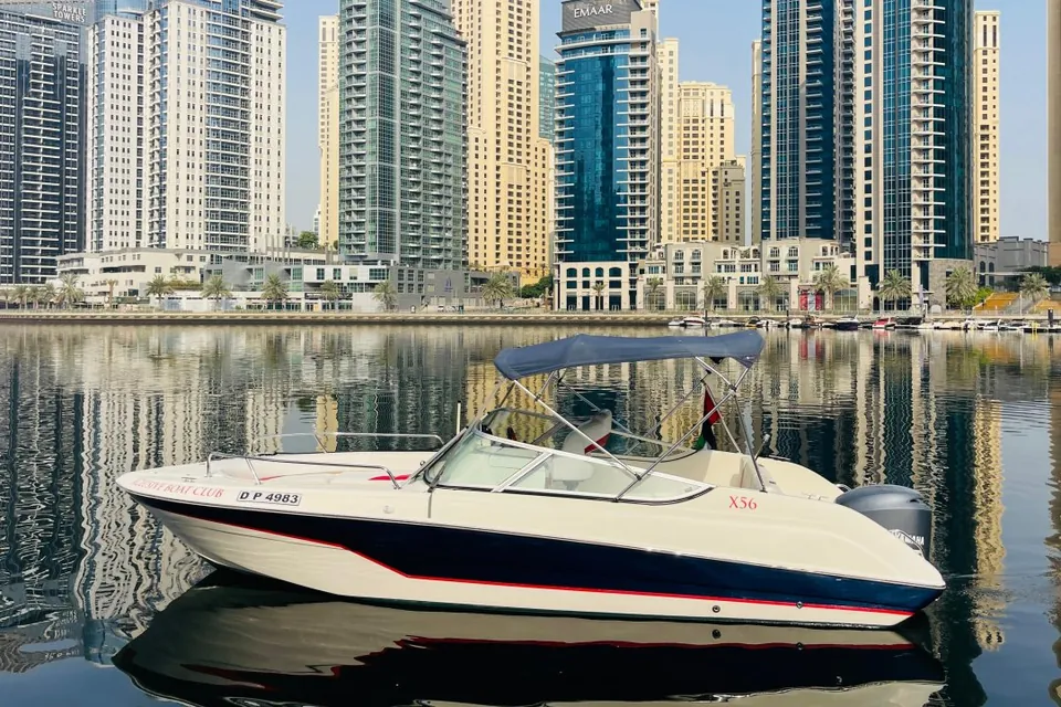 X56 Sealine boat at Dubai Marina, Dubai