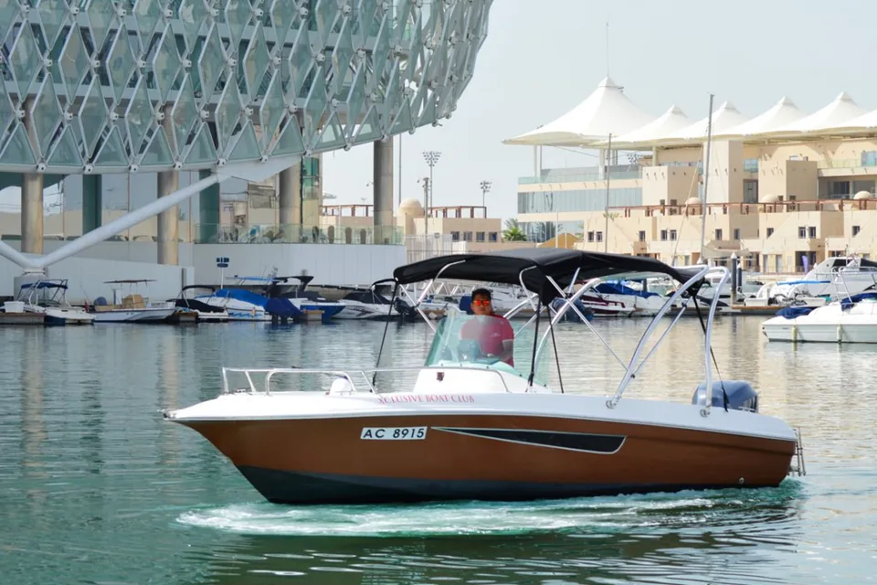 A boat at Al Bateen, Abu Dhabi