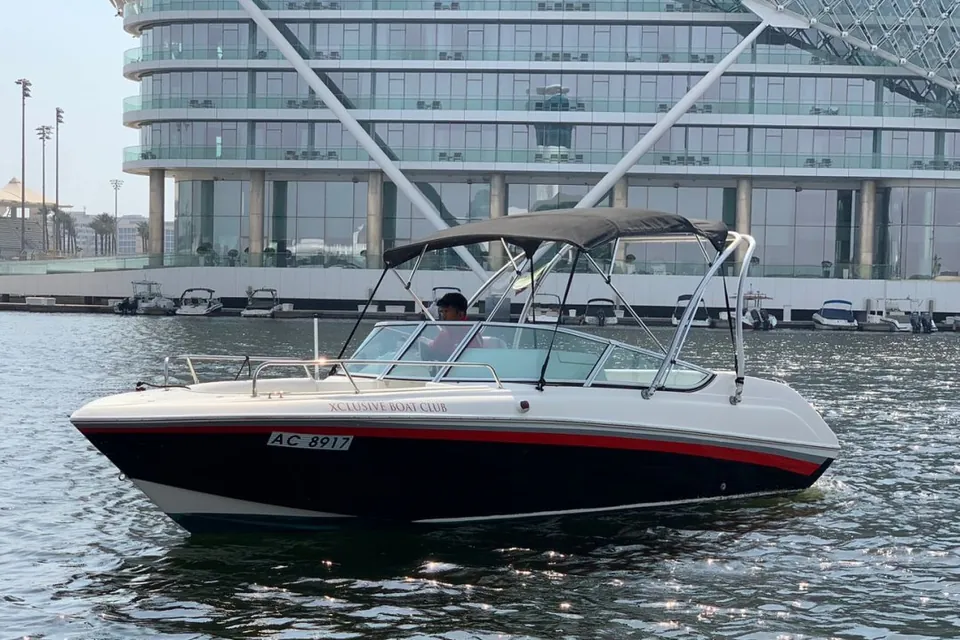 A boat at Yas Marina, Abu Dhabi