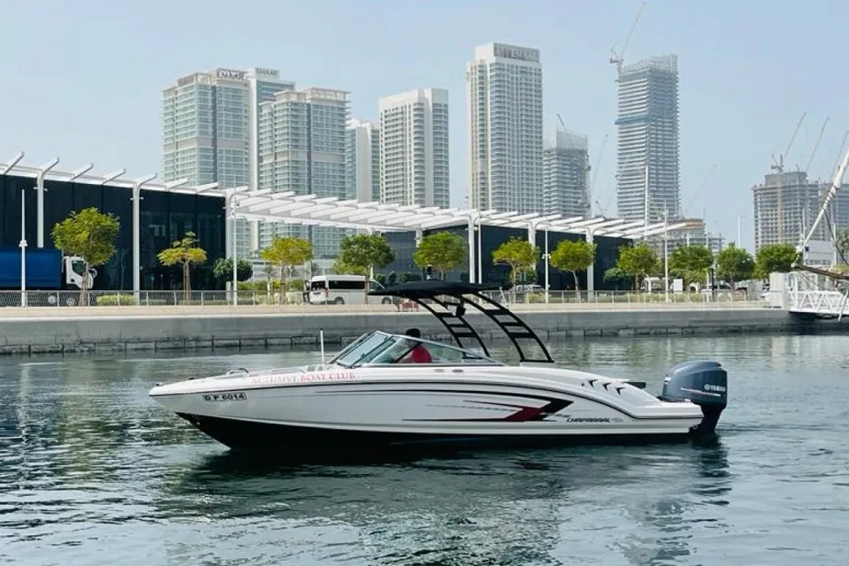 X61 Chaparral boat at Dubai Harbour, Dubai