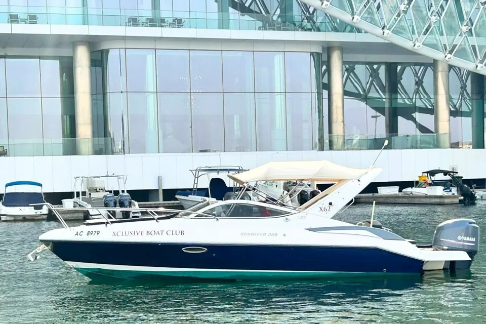A boat at Yas Marina, Abu Dhabi