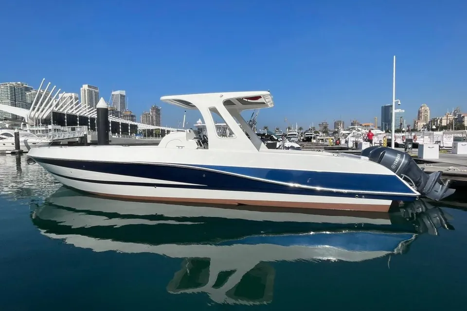 X63 Amsca 38 boat at Dubai Marina, Dubai