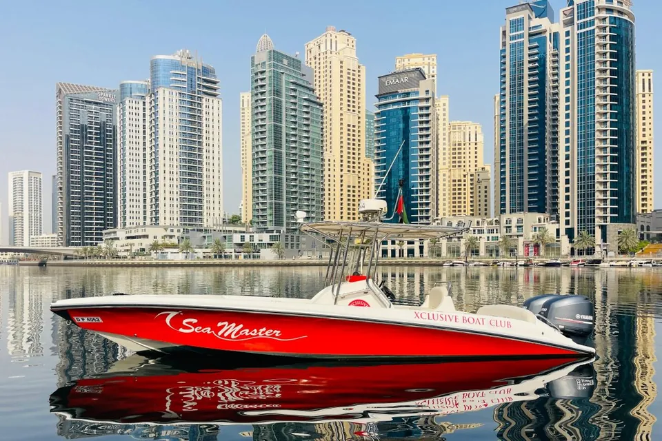 X65 Hareb 28 boat at Dubai Marina, Dubai