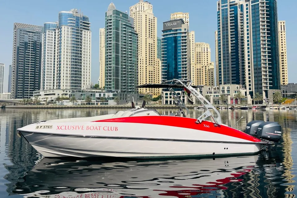 X66 Voodoo boat at Dubai Marina, Dubai