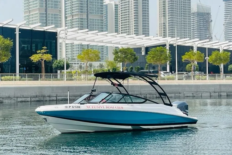 X74 Regal 21 boat at Dubai Harbour, Dubai