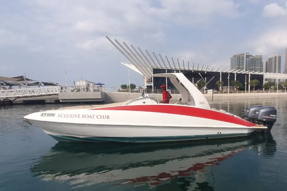X81 Voodoo boat at Dubai Harbour, Dubai
