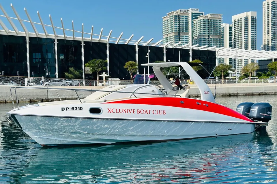 X87 Voodoo Charm boat at Dubai Harbour, Dubai
