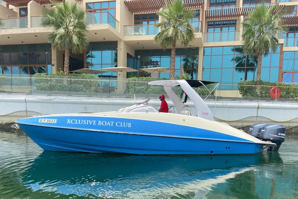 X88 Voodoo boat at Palm Jumeirah West, Dubai