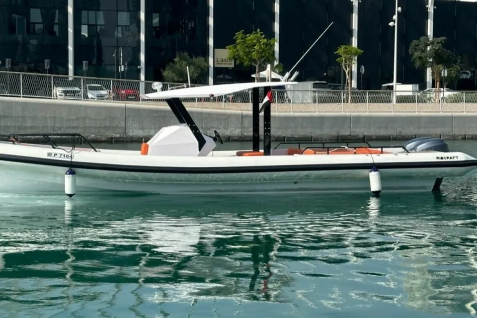 X90 Rib Craft boat at Dubai Harbour, Dubai