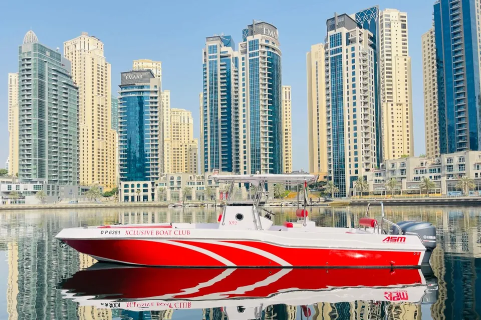X92 ASM boat at Dubai Marina, Dubai
