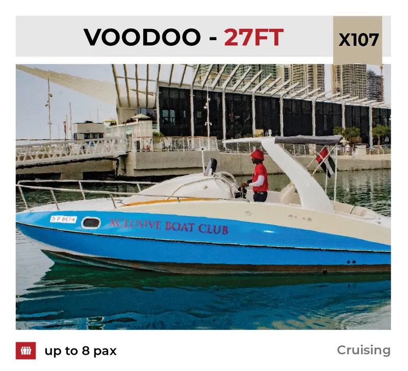 Xclusive Boat Club boat X107 at Hidd Al Saadiyat, Abu Dhabi