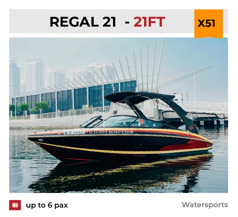 Xclusive Boat Club boat X51 at Dubai Harbour, Dubai