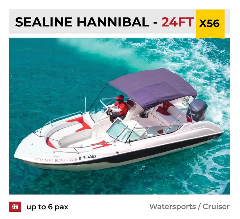 Xclusive Boat Club boat X56 at Dubai Marina, Dubai