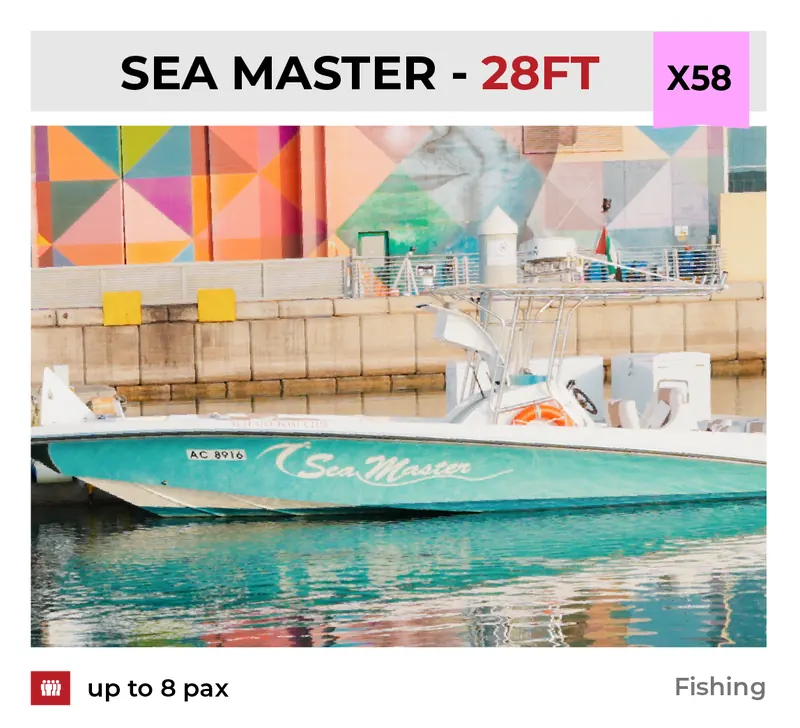 Xclusive Boat Club boat X58 at Al Bateen, Abu Dhabi