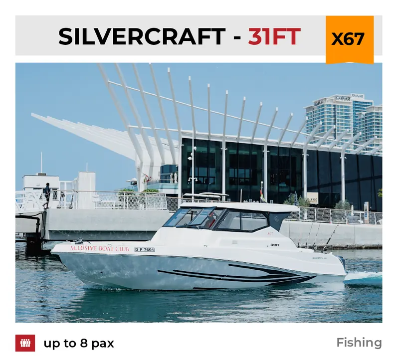 Xclusive Boat Club boat X67 at Dubai Harbour, Dubai