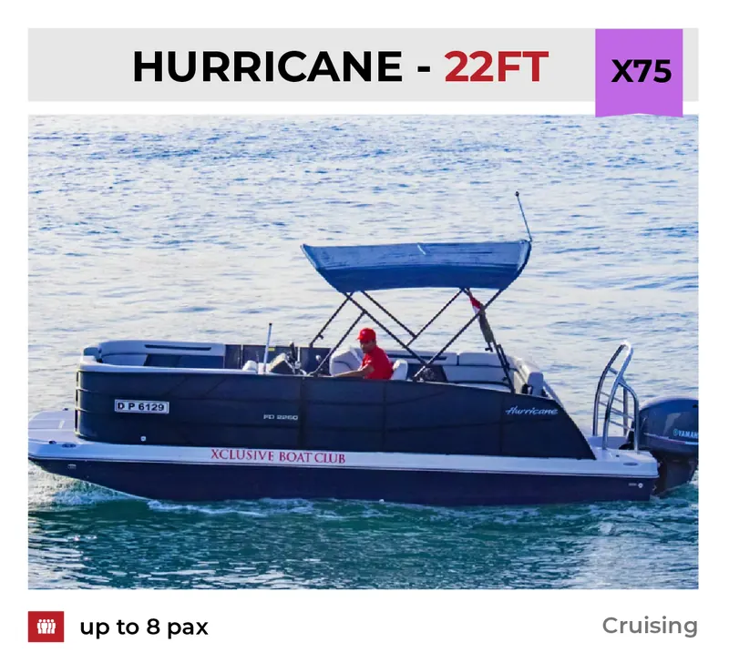 Xclusive Boat Club boat X75 at Yas Marina, Abu Dhabi