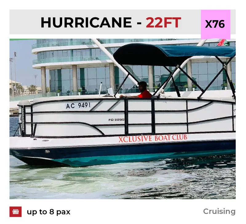 Xclusive Boat Club boat X76 at Al Bateen, Abu Dhabi