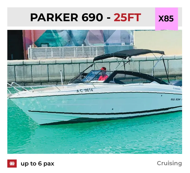 Xclusive Boat Club boat X85 at Al Bateen, Abu Dhabi